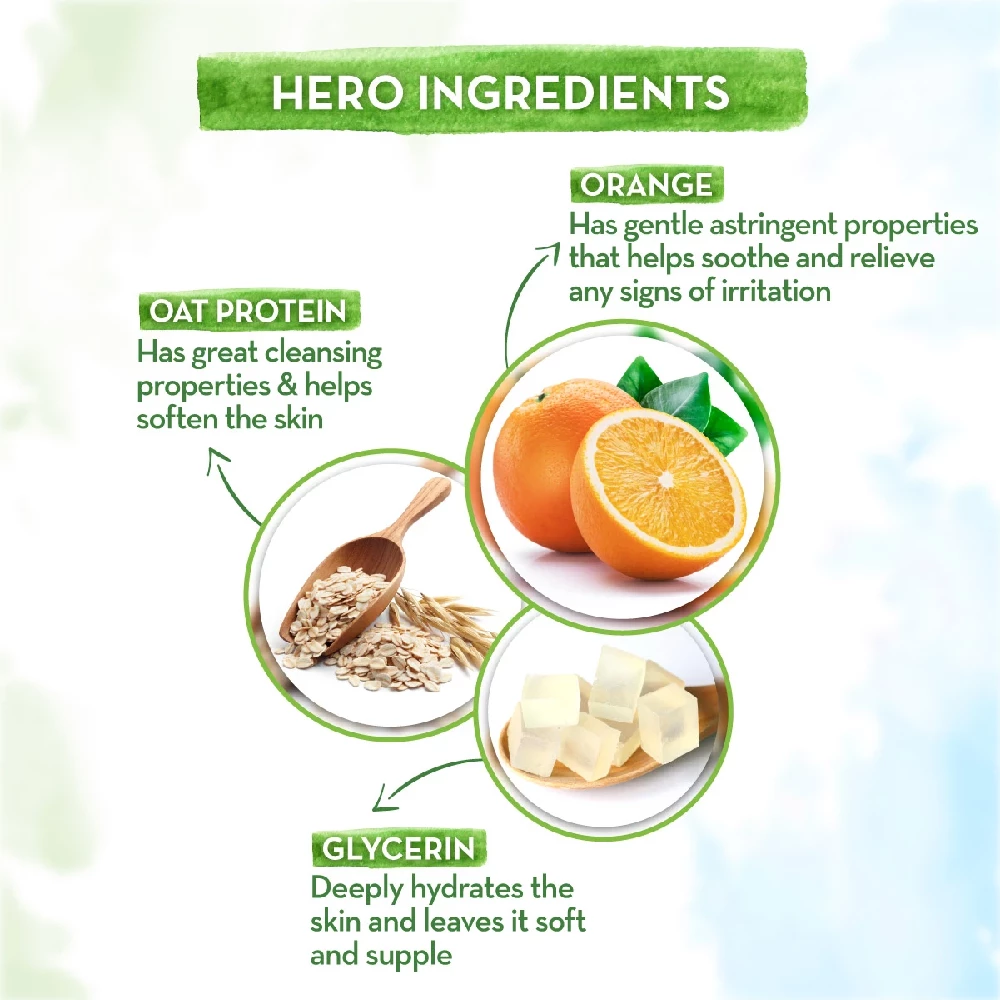 Original Orange Body Wash For Kids with Orange and Oat Protein, 300 ml-3.webp